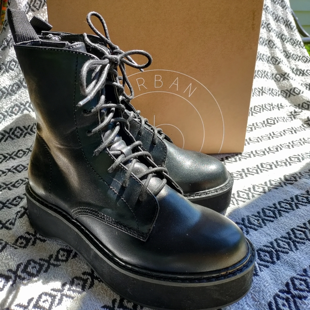 Urban outfitter platform boots